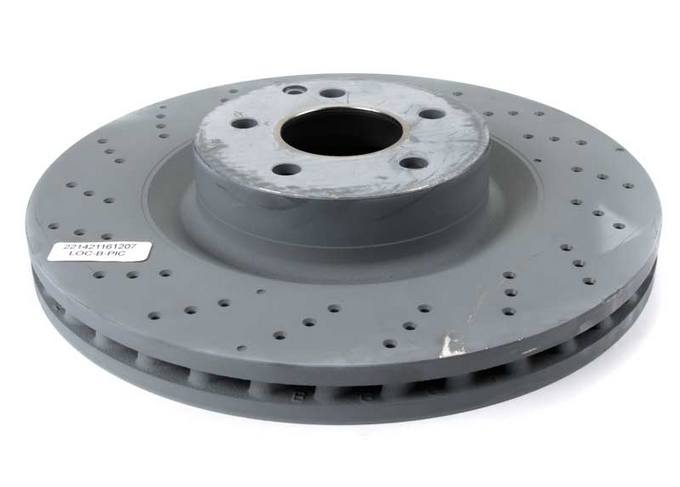 Mercedes Disc Brake Rotor - Front (350mm) (Cross-Drilled)